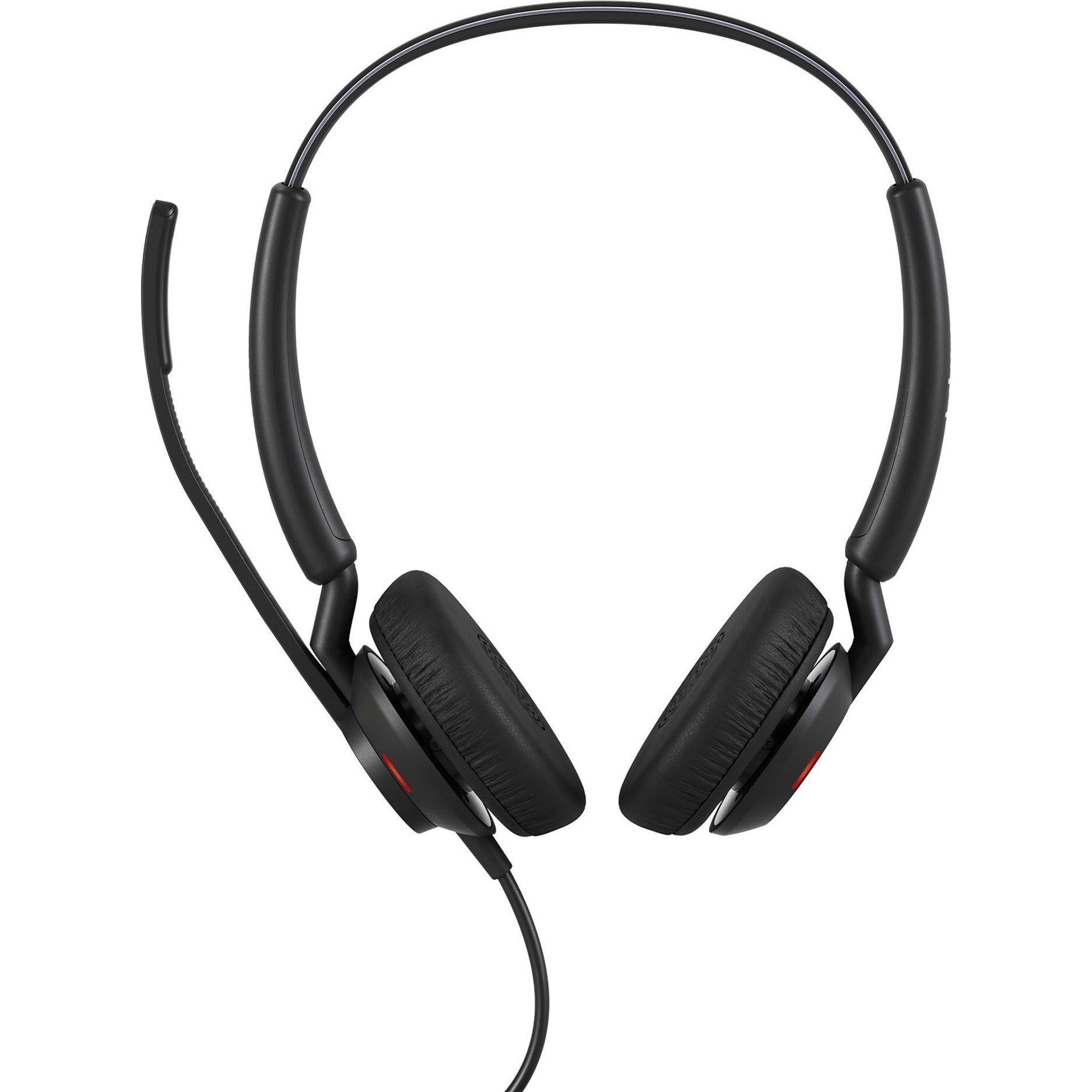 Angled view of Jabra ENGAGE 40 headset showing cushioned ear cups and headband design-alternate-image3