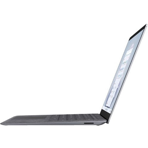 Side angle view of Surface Laptop 5 highlighting thin profile and design aesthetics-alternate-image5