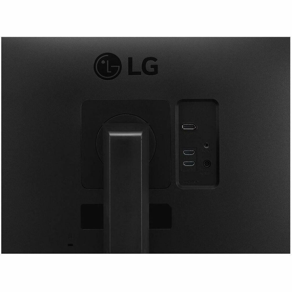 Detailed view of LG 24BP55Q-B monitor's connection ports-alternate-image8