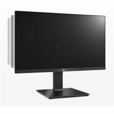 Profile view of LG 24BP55Q-B monitor showing slim design-alternate-image12