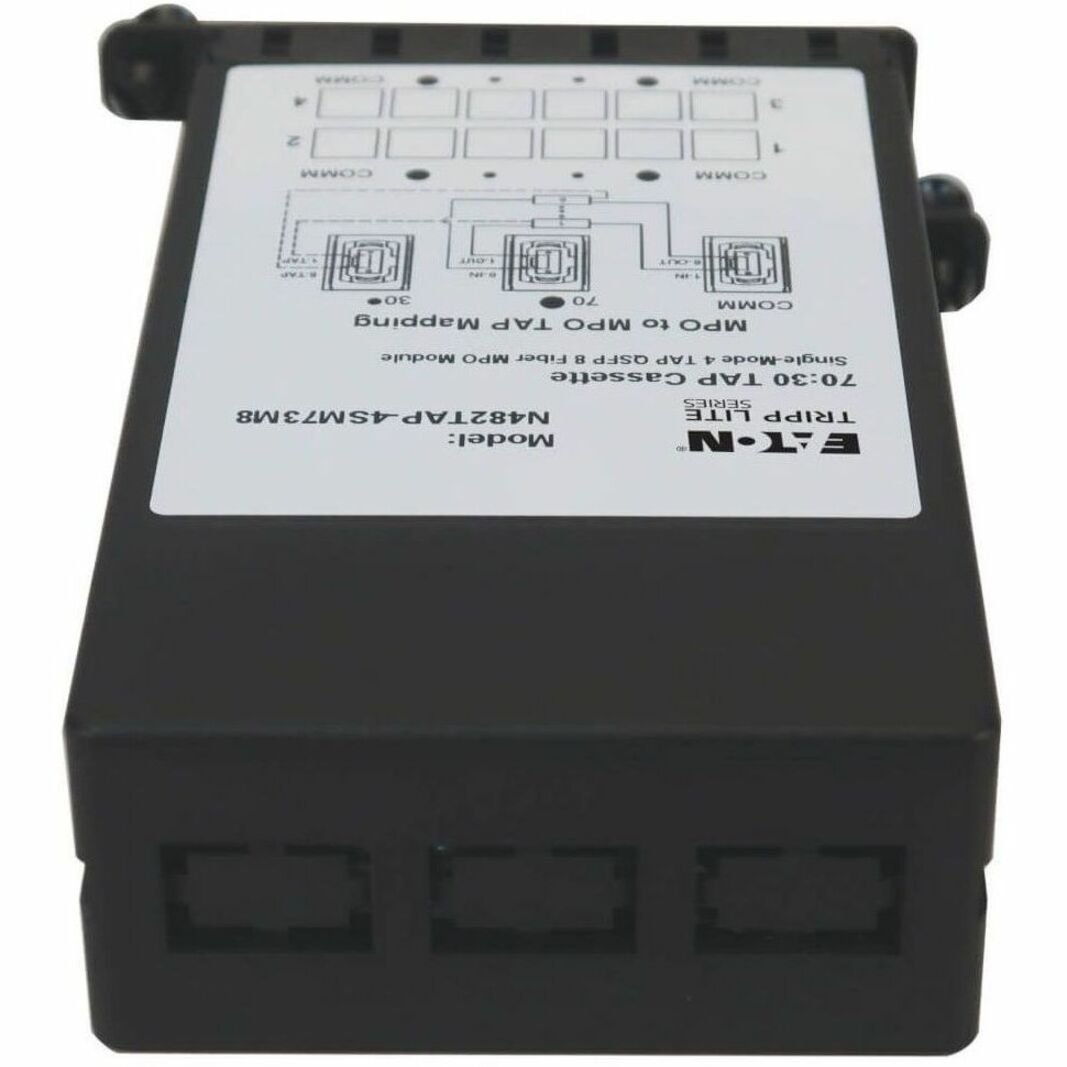 Top view of N482TAP-4SM73M8 showing detailed port mapping diagram and labeling scheme-alternate-image3