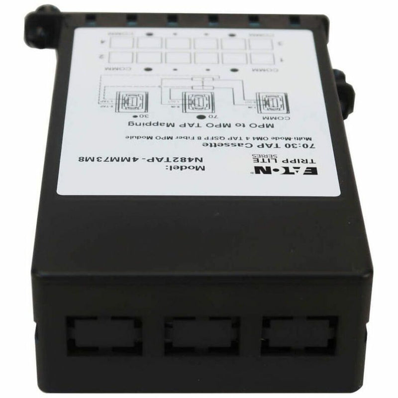 Top view of N482TAP-4MM73M8 showing detailed port mapping diagram and compact design