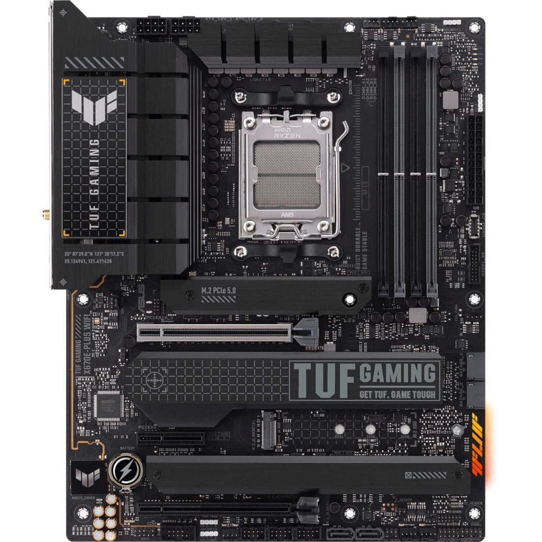 ASUS TUF GAMING X670E-PLUS WIFI 6E Socket AM5 (LGA 1718) Ryzen 7000 ATX Gaming Motherboard