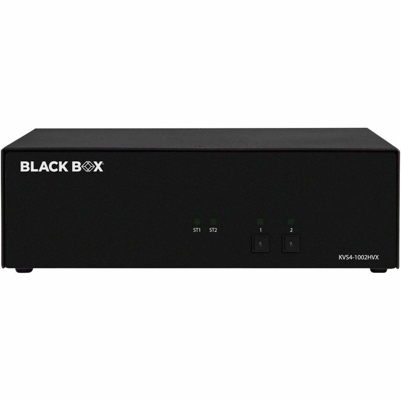 Angled view of Black Box KVS4-1002HVX showing streamlined design and control interface