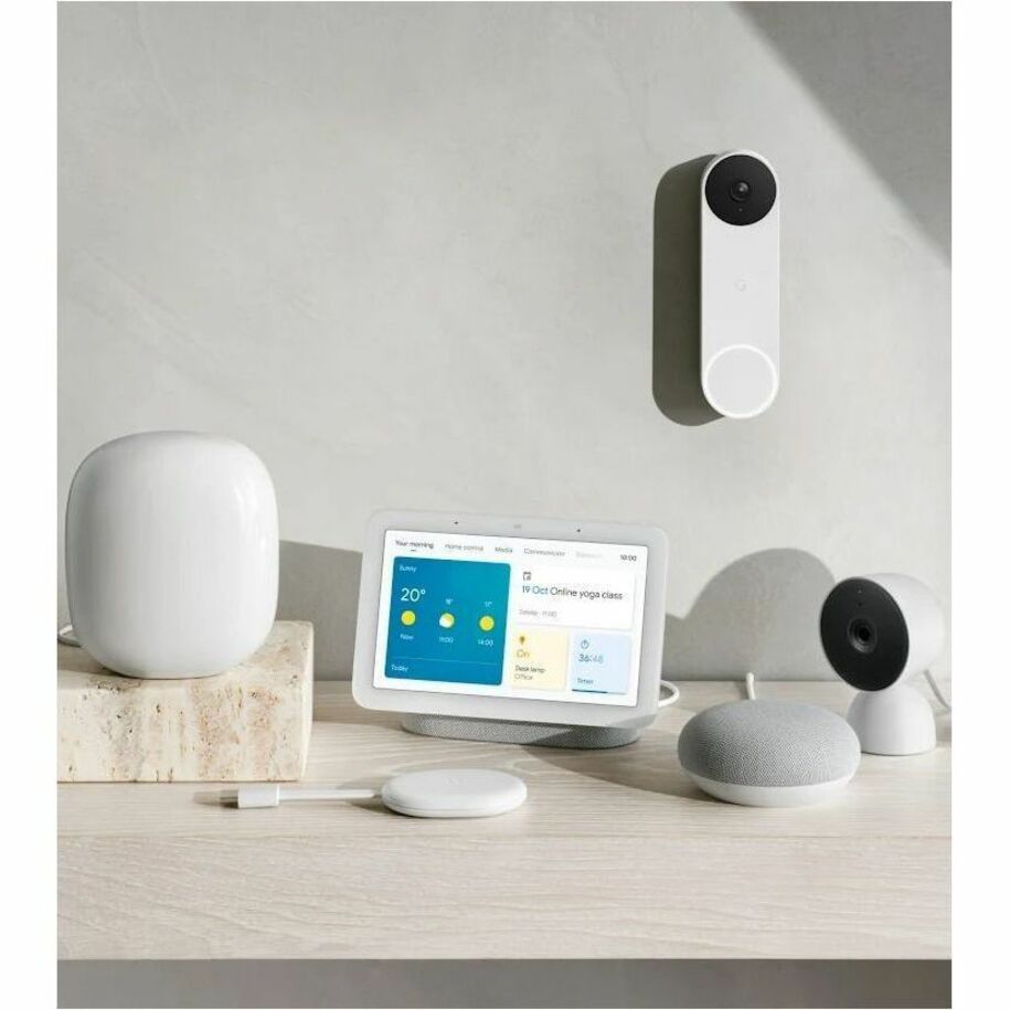 Google - Nest Wifi Pro 6e AX5400 Mesh Router - Snow (GA03030-US)