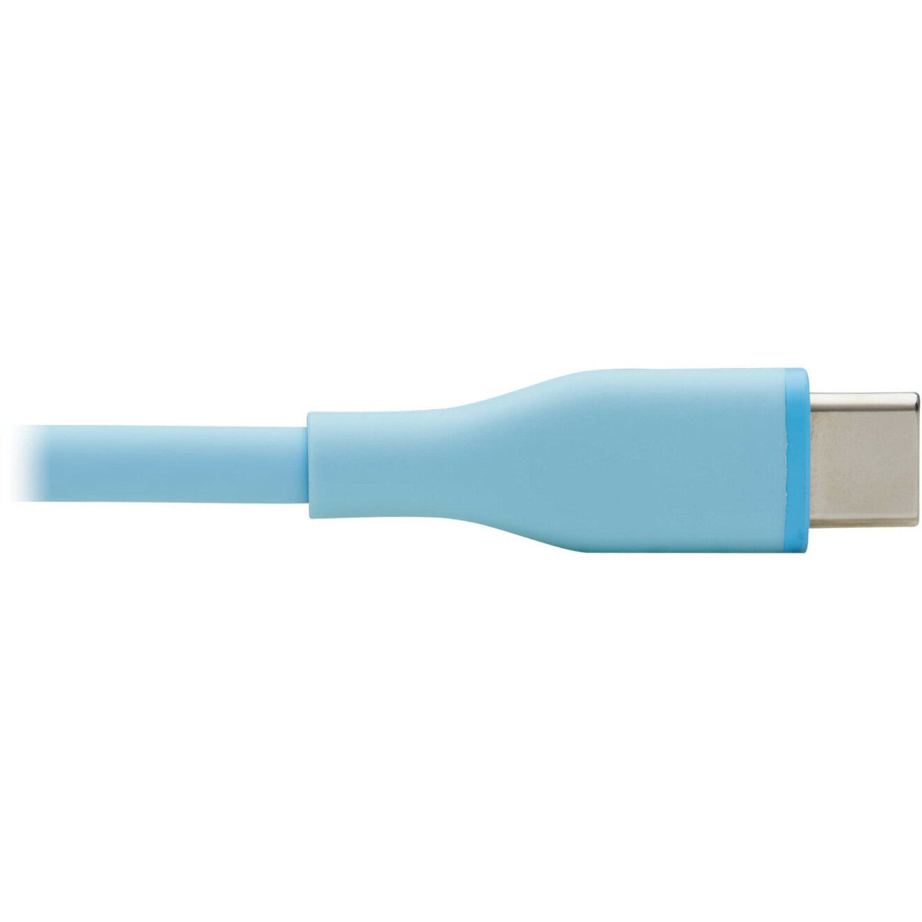 Tripp Lite M102AB-003-S-LB Safe-IT Câble de transfert de données Lightning/USB-C ultra flexible résistant aux enchevêtrements 3 pi Bleu clair