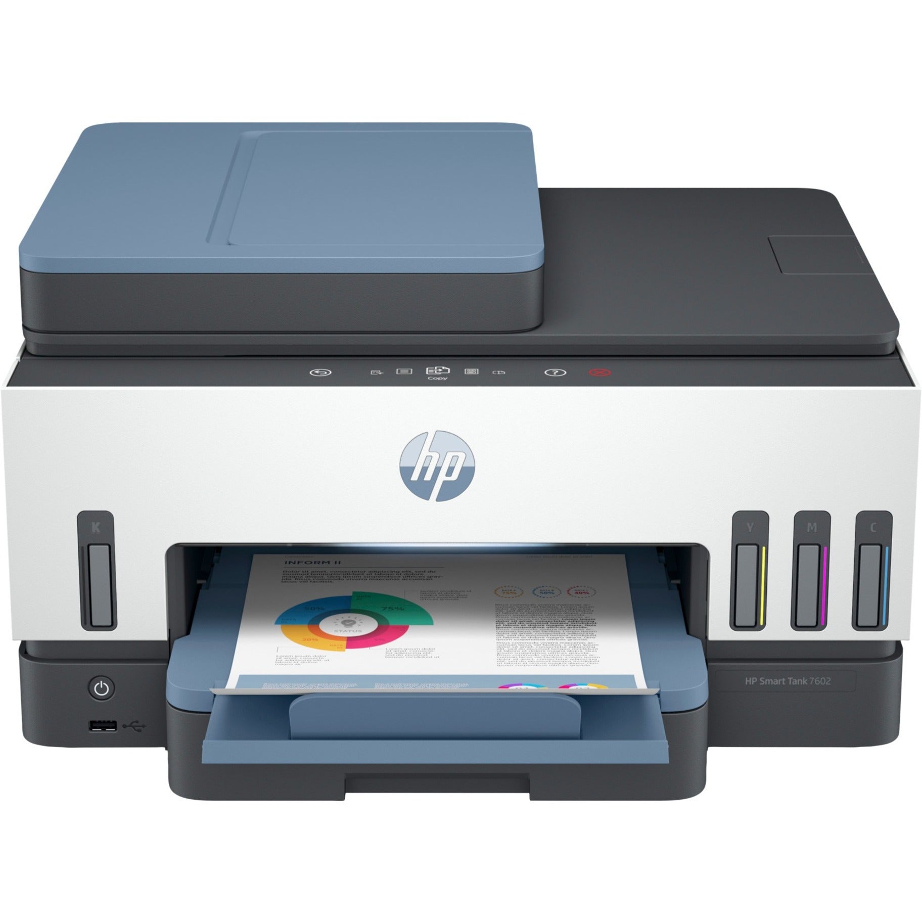 HP Smart Tank 7602 All-in-One Printer HP Smart Tank 7602 AiO Printer:US/CA-en (28B98A#B1H)