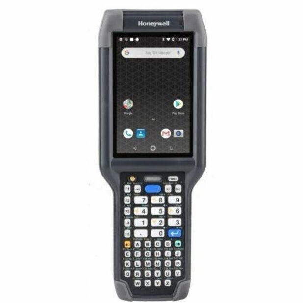 Honeywell CK65-L0N-BLN210F CK65 Handheld Computer, Rugged, Android 10, 4GB RAM, 32GB Flash Memory, 4" LCD Screen, Alphanumeric Keyboard, IP64/IP65/IP68, 28 Hour Battery Life