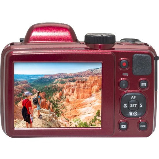 Kodak PIXPRO AZ405 207 Megapixel Kompaktkamera - Rot (AZ405-RD)