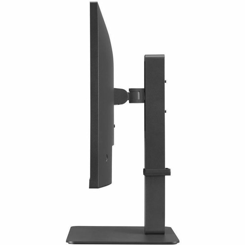 Side view of LG monitor stand and adjustment mechanism