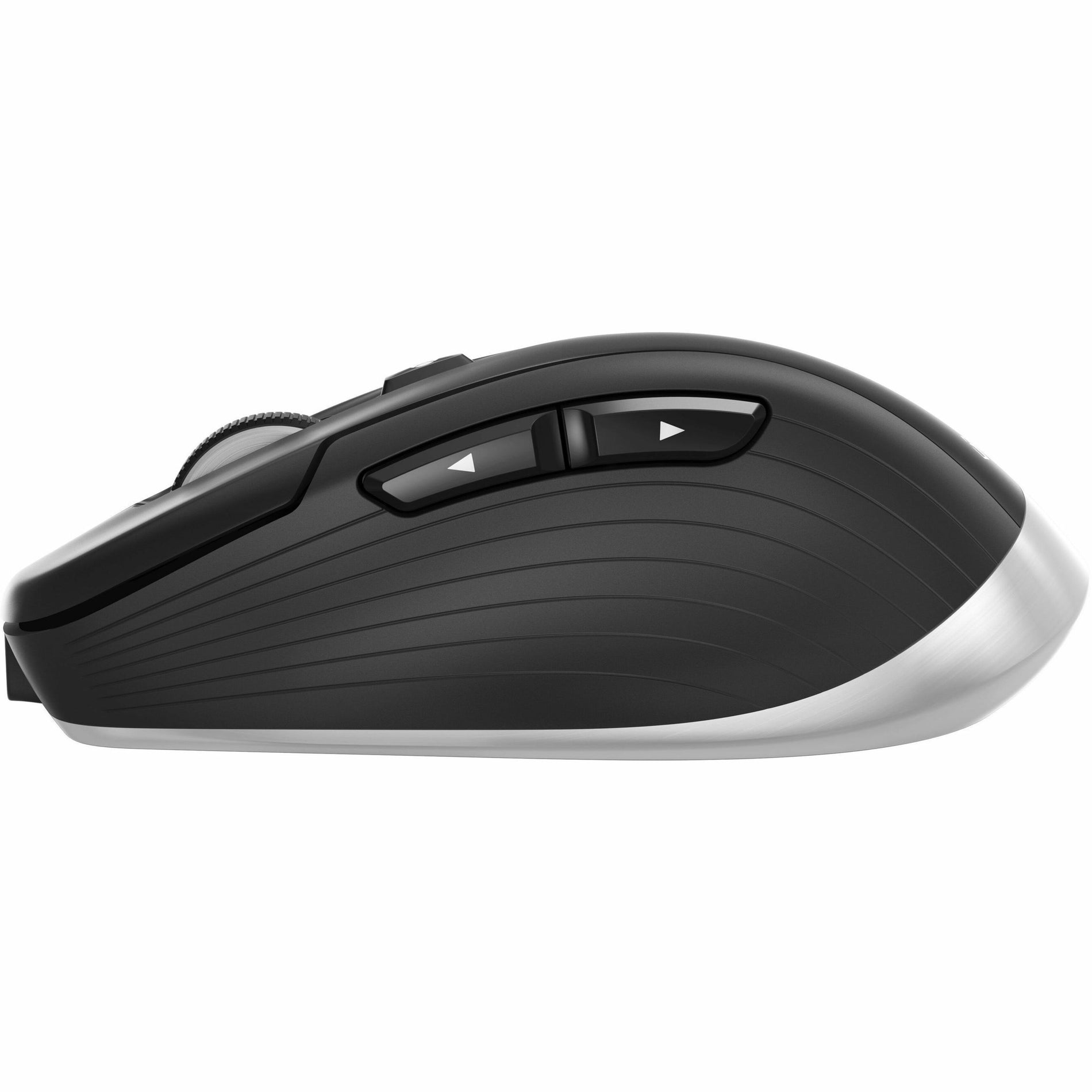 Side view of 3Dconnexion CadMouse Compact Wireless showing ergonomic profile and button placement-alternate-image1