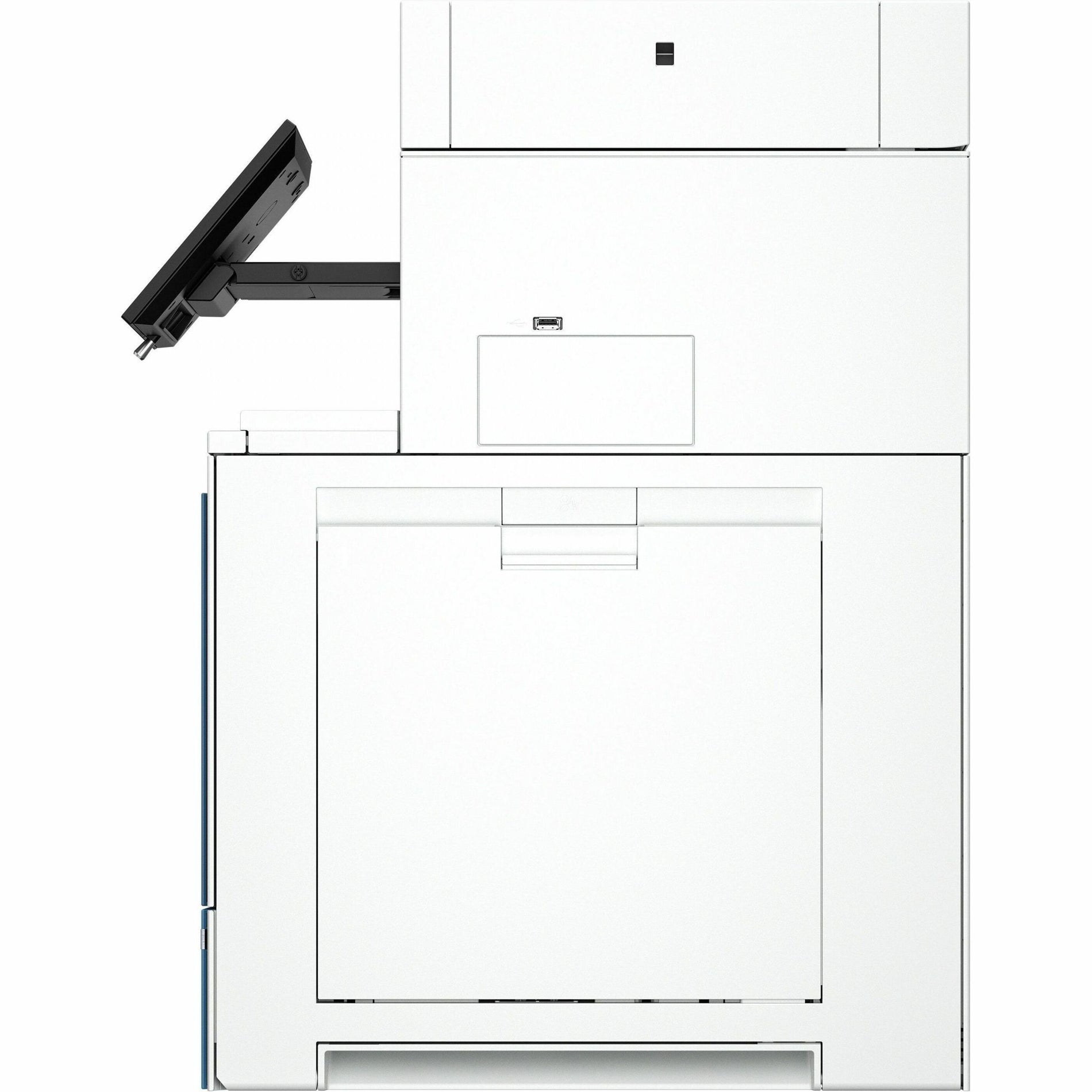 Top view of HP Color LaserJet Enterprise MFP 6800dn showing accessible maintenance areas-alternate-image3