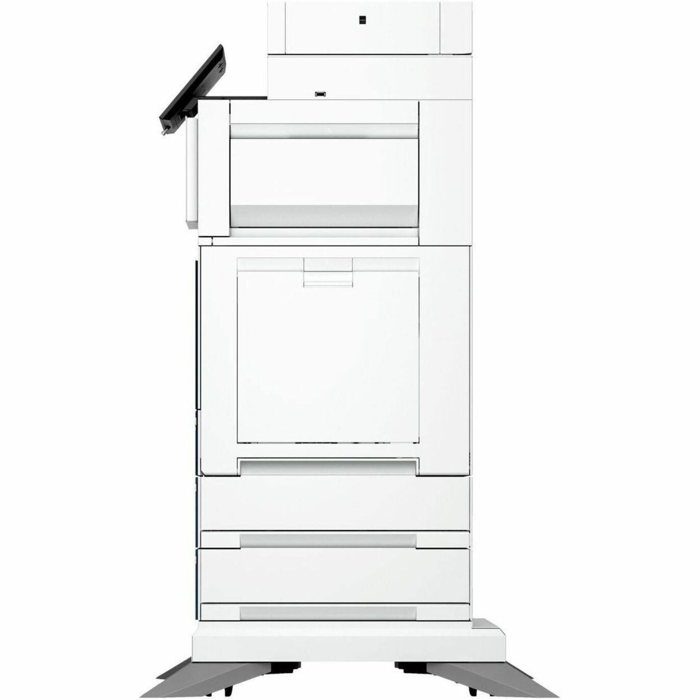 Side profile view of HP LaserJet MFP showing sleek design-alternate-image8