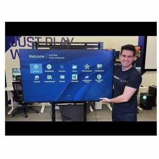 ViewSonic CDE9830-E1 Digital Signage Display - 4K Integrated Software WiFi Adapter Fixed Wall Mount  뷰 소닉 CDE9830-E1 디지털 사이니지 디스플레이 - 4K 통합 소프트웨어 WiFi 어댑터 고정 벽걸이 마운트