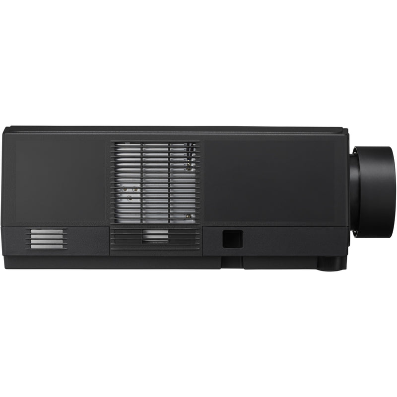 Side view of Sharp NEC PV800UL projector highlighting ventilation system and thermal management design