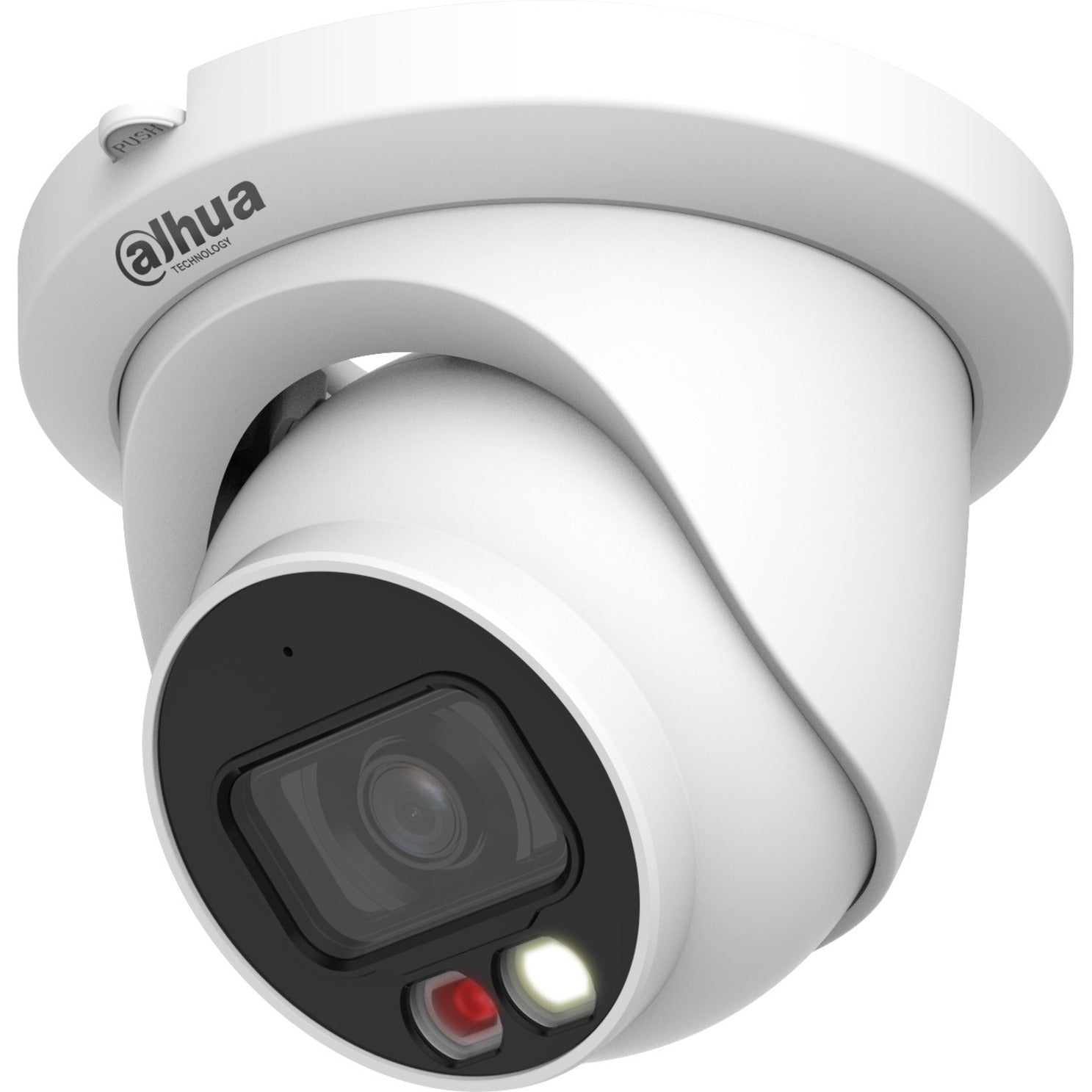 Dahua N82DJS2 Lite Series VU-MORE Color 8MP IR Turret IP Camera, 2.8 mm Fixed Lens, White