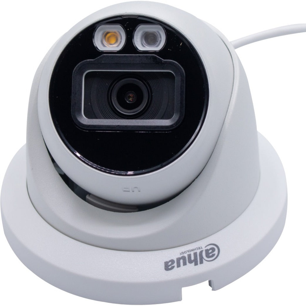 Dahua N82DJS2 Lite Series VU-MORE Color 8MP IR Turret IP Camera, 2.8 mm Fixed Lens, White