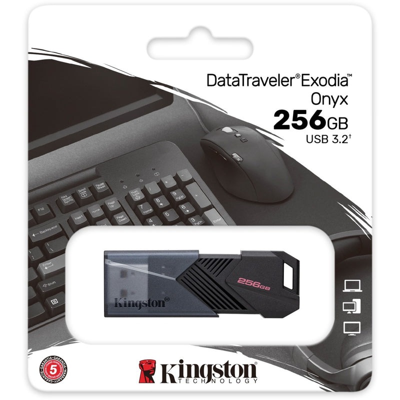 Kingston DataTraveler Exodia Onyx retail packaging front view