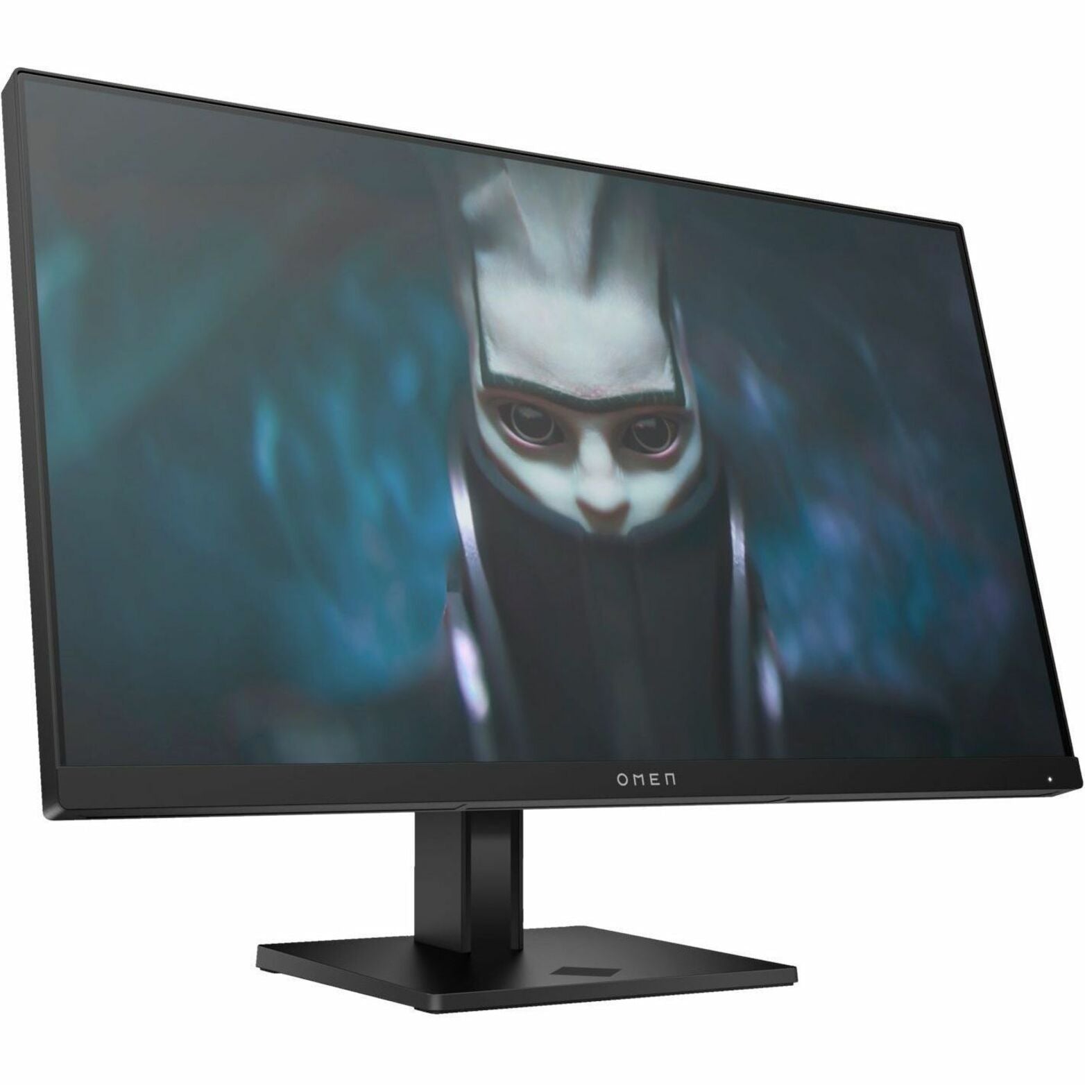 Side profile of OMEN monitor highlighting slim design and adjustable stand-alternate-image3