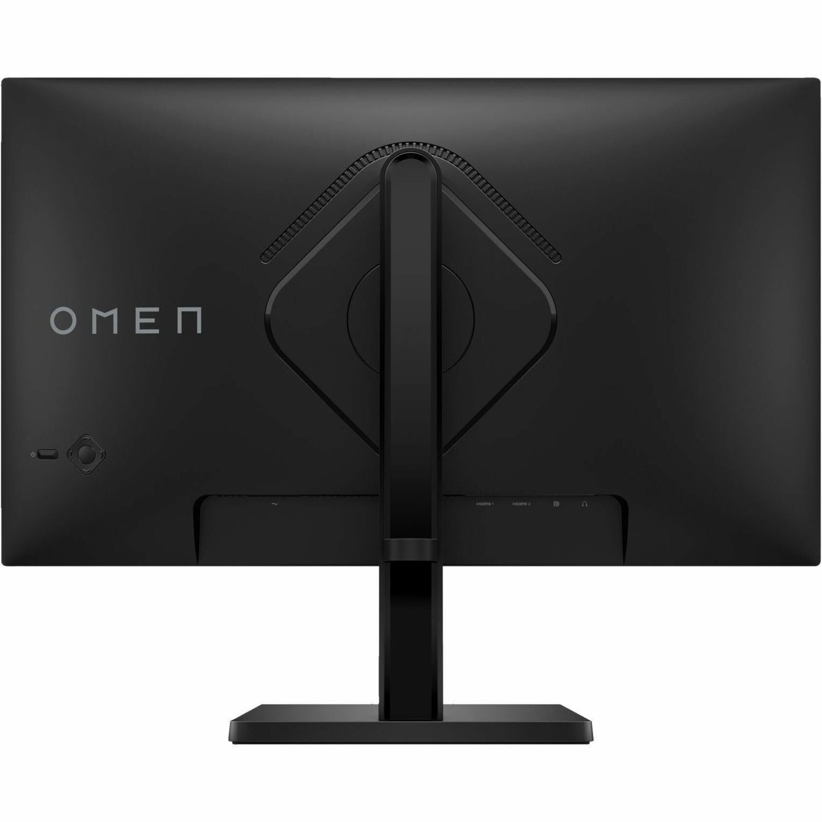 Rear view of OMEN monitor showing cable management system and ports-alternate-image4