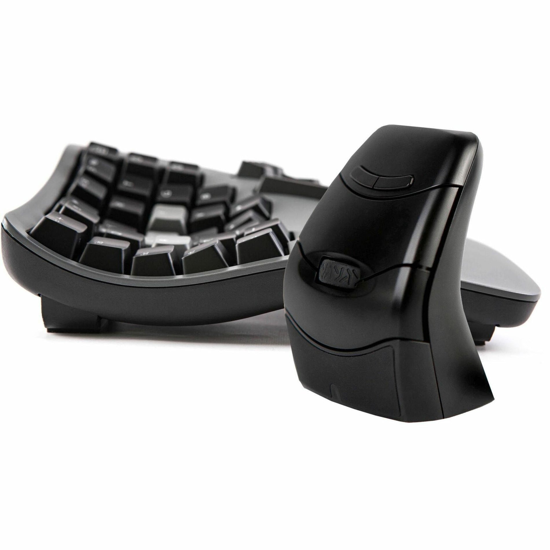 DXT Mouse 3 positioned alongside professional ergonomic keyboard showing integration potential-alternate-image6