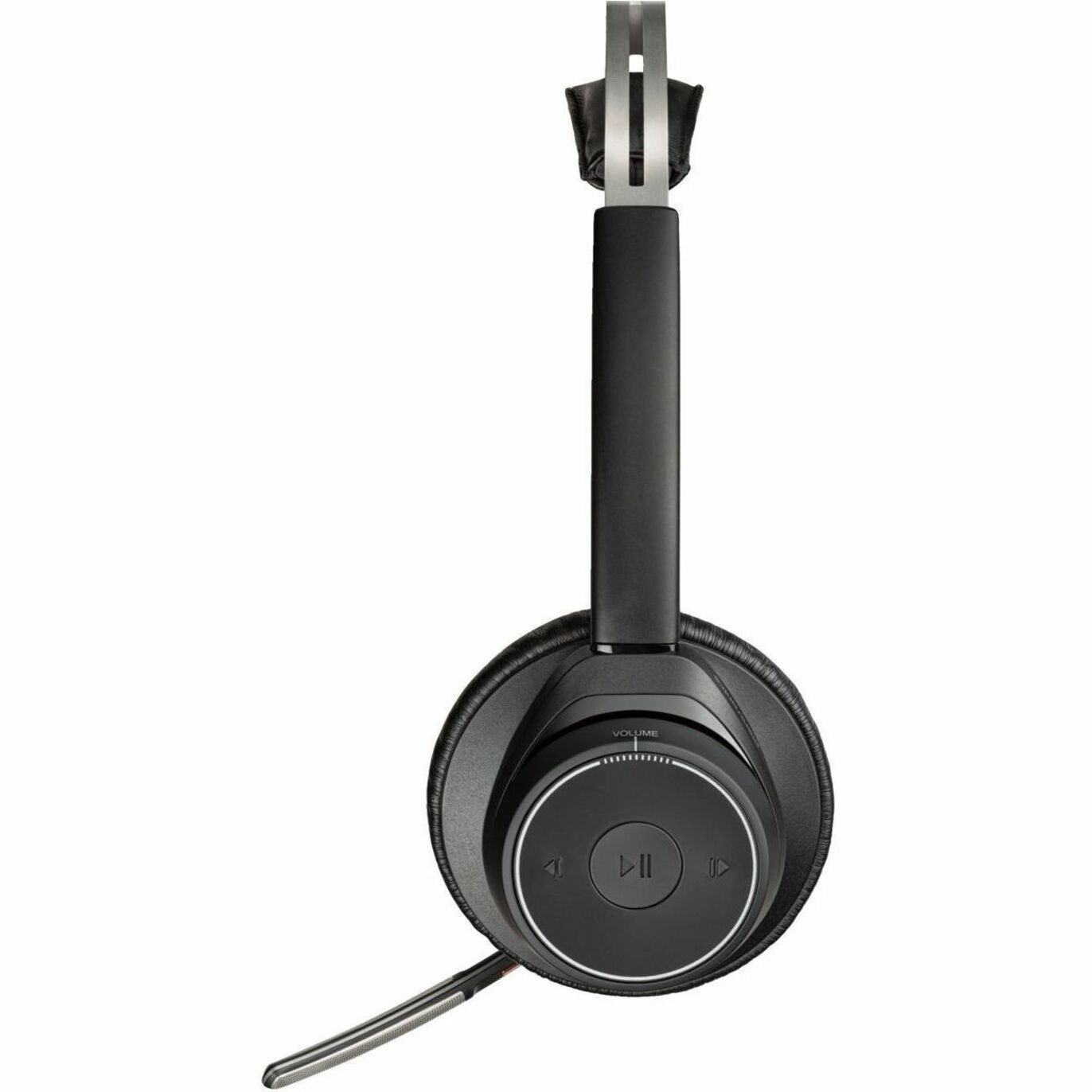 Poly 7F0J0AA Voyager Focus B825-M Headset, Wireless Bluetooth with Noise Canceling, 12 Hour Battery Talk Time