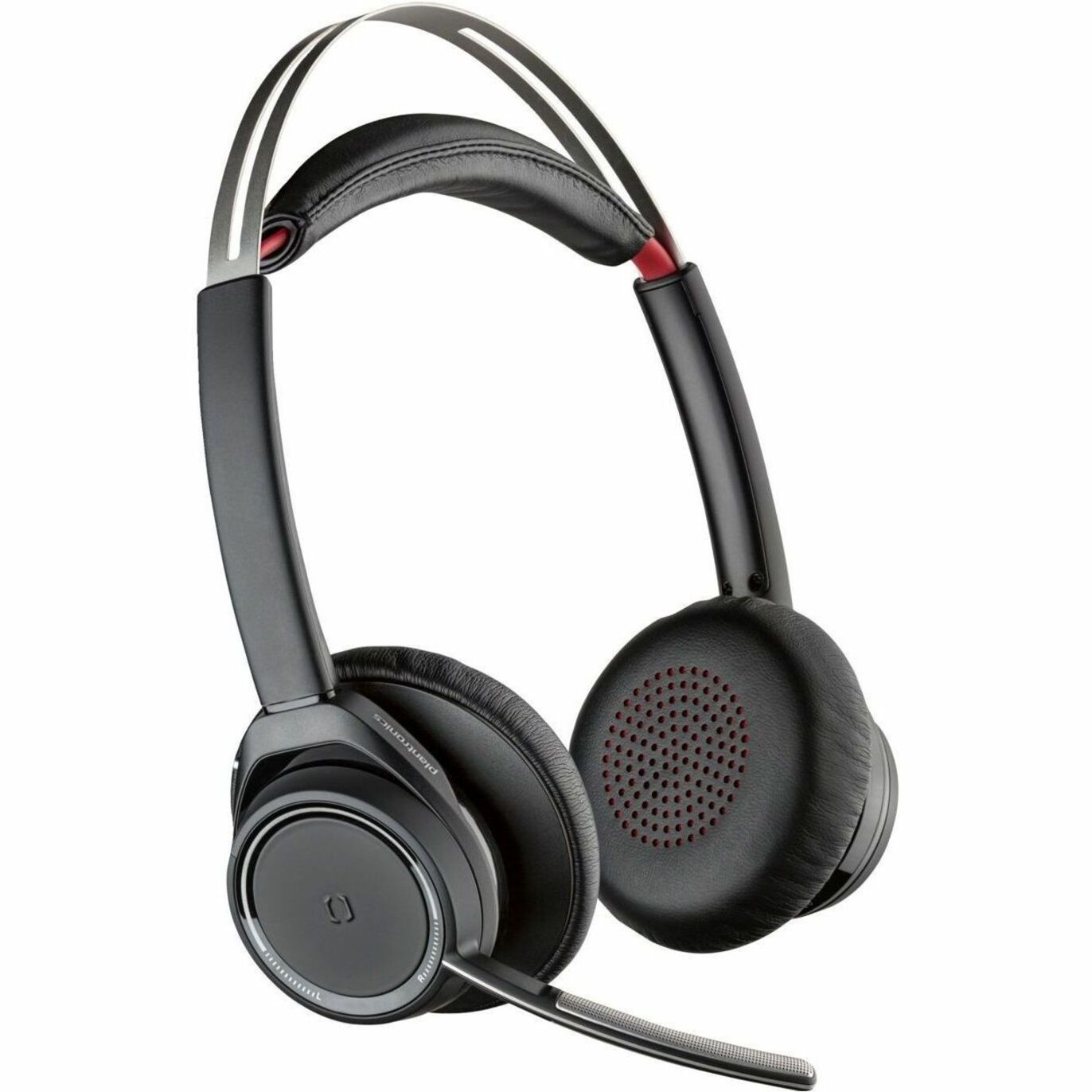 Poly 7F0J0AA Voyager Focus B825-M Headset, Wireless Bluetooth with Noise Canceling, 12 Hour Battery Talk Time