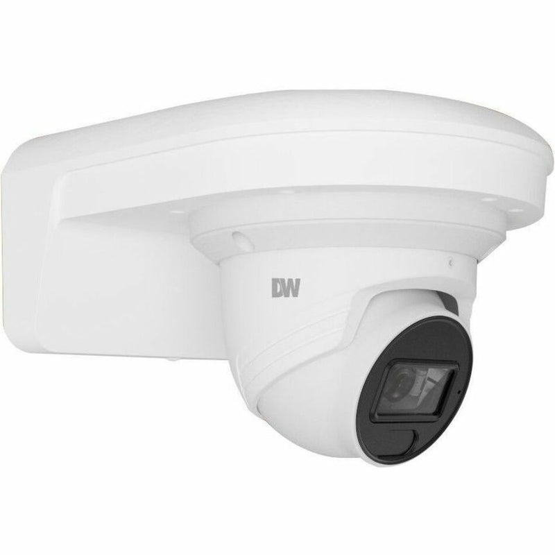 Digital Watchdog turret camera mounted on wall bracket showing horizontal installation option