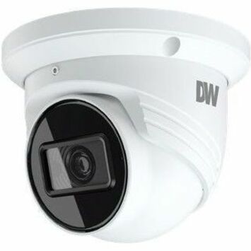 Digital Watchdog white turret security camera with 4MP resolution and IR capabilities, front angled view