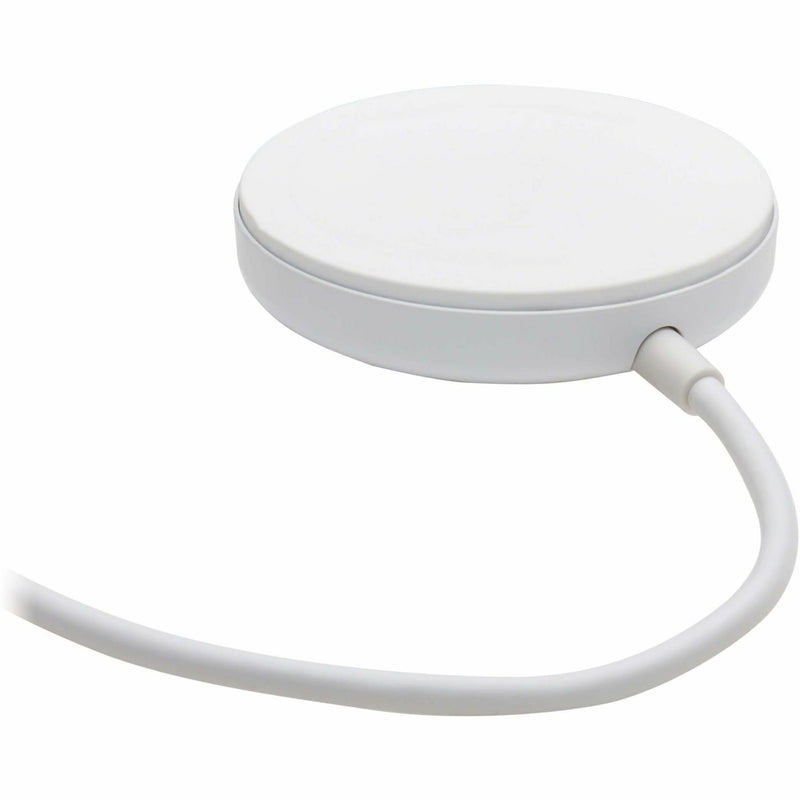 Detail view of USB-C cable connection on MagSafe charger