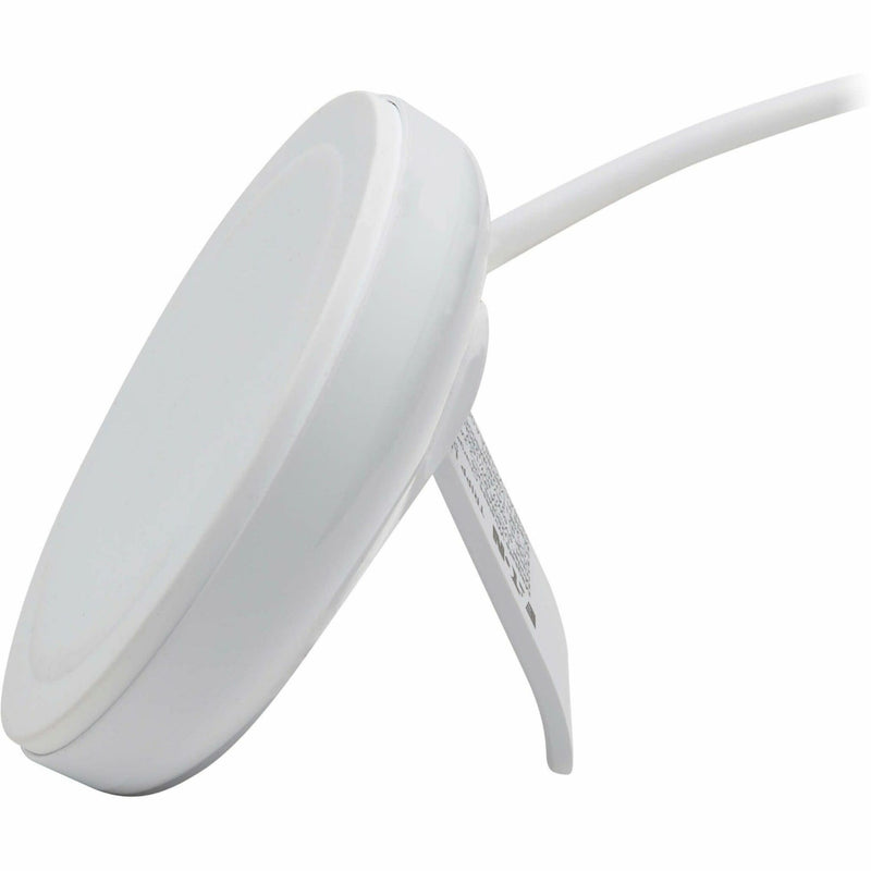 Side profile of MagSafe charger showing streamlined design