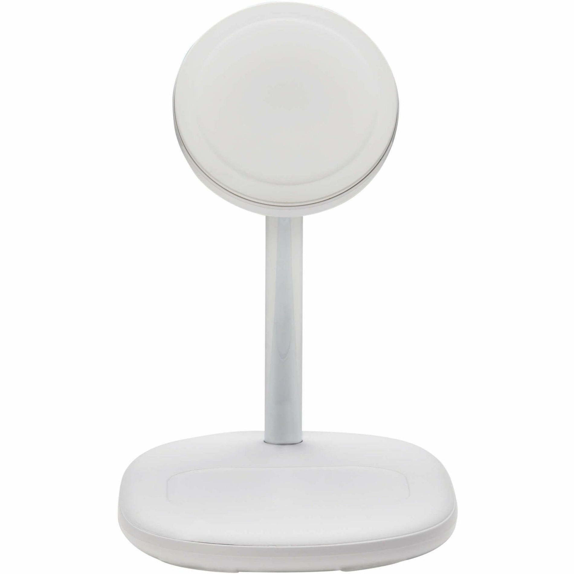 Front view of white MagSafe charging stand showing clean design-alternate-image6