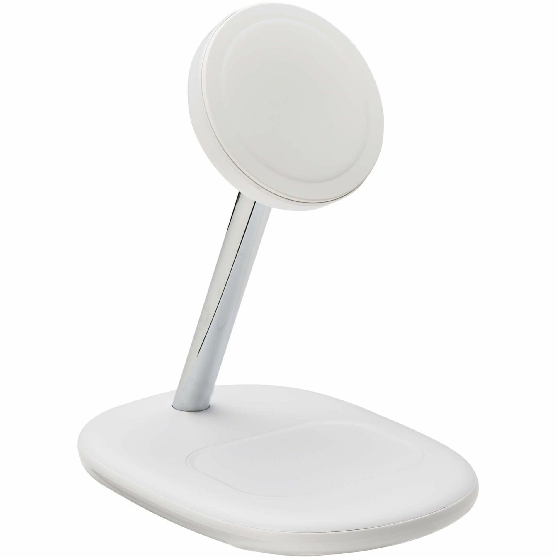 Side view of white MagSafe charging stand showing angled design-alternate-image3