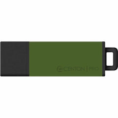 Centon DataStick Pro2 64GB USB 3.0 Flash Drive, Lightweight Durable Plastic Design, High-Speed Data Transfer, Green - S1U3T664G (5 Year Warranty)