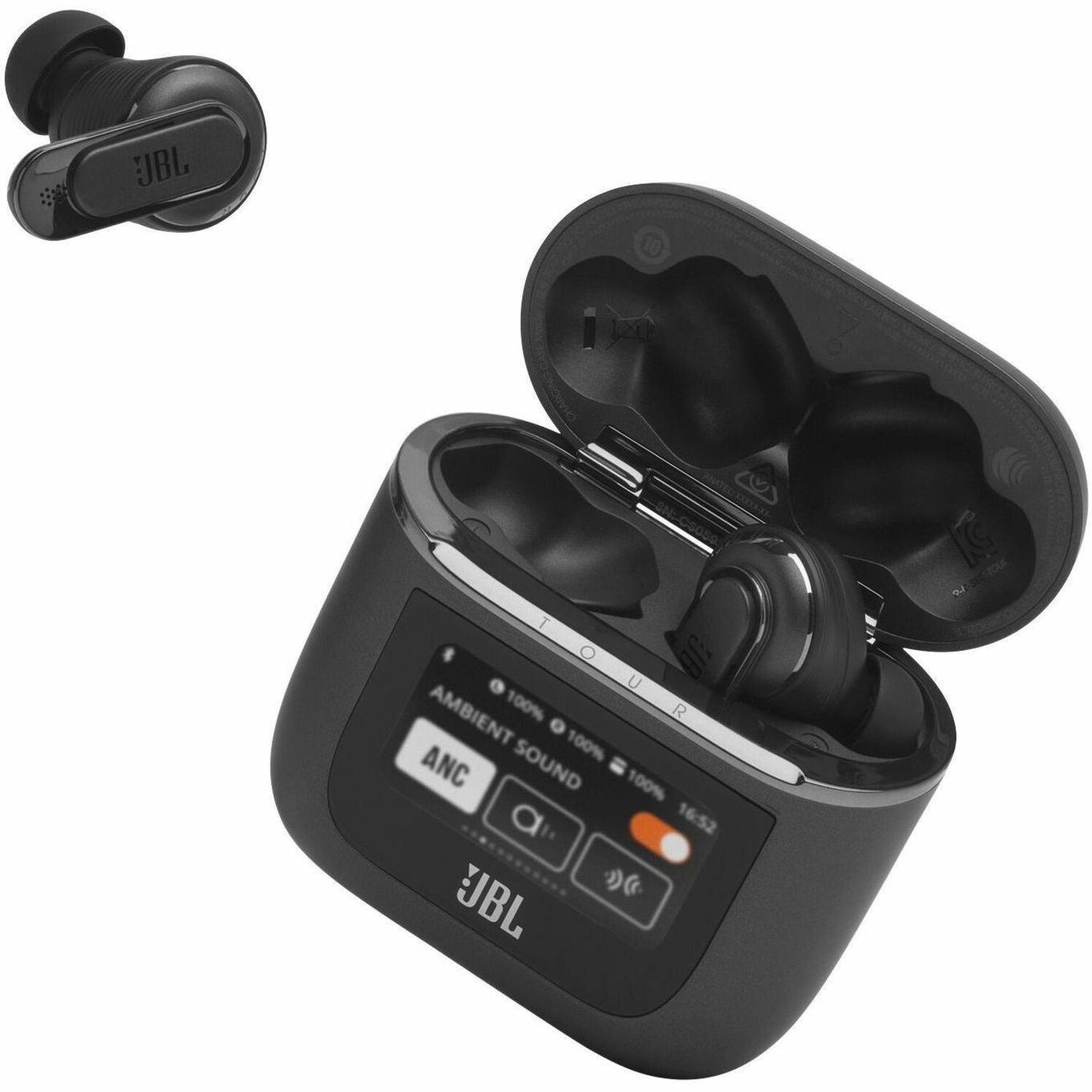 JBL Tour Pro 2 True Wireless Noise Cancelling Earbuds (JBLTOURPRO2BLKAM)