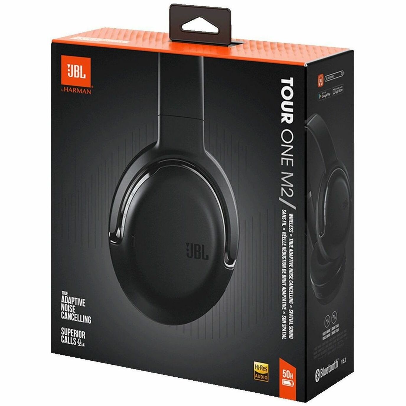 JBL Tour One M2 Wireless over-ear Noise Cancelling headphones (JBLTOURONEM2BAM)