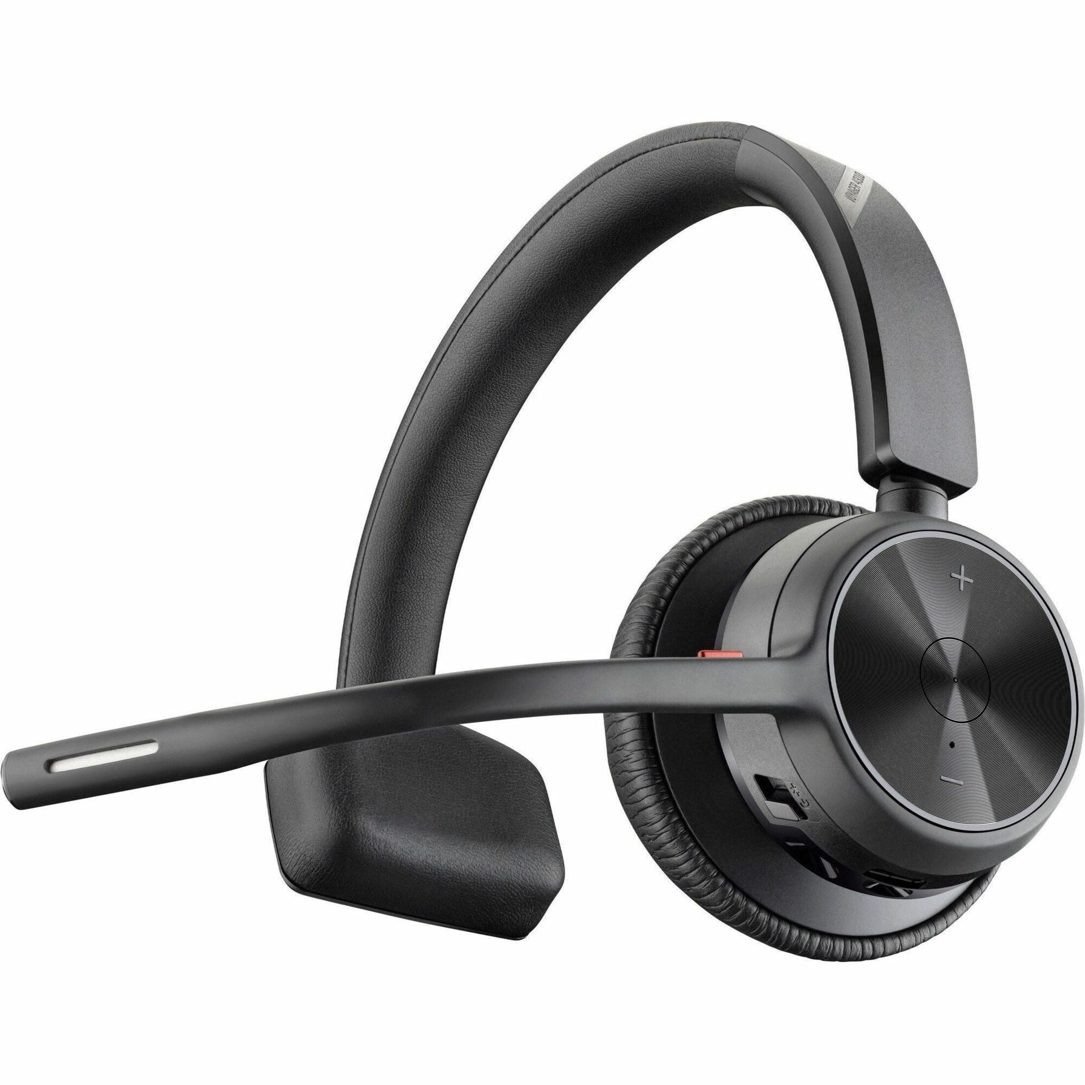 Poly Voyager 4300 UC Bluetooth Office Headset, Noise-Canceling, Microsoft Teams & Zoom Certified, 164ft Range, 24hr Battery, Acoustic Fence, TAA Compliant - 7E2L6AA#ABA (2 Year Warranty)