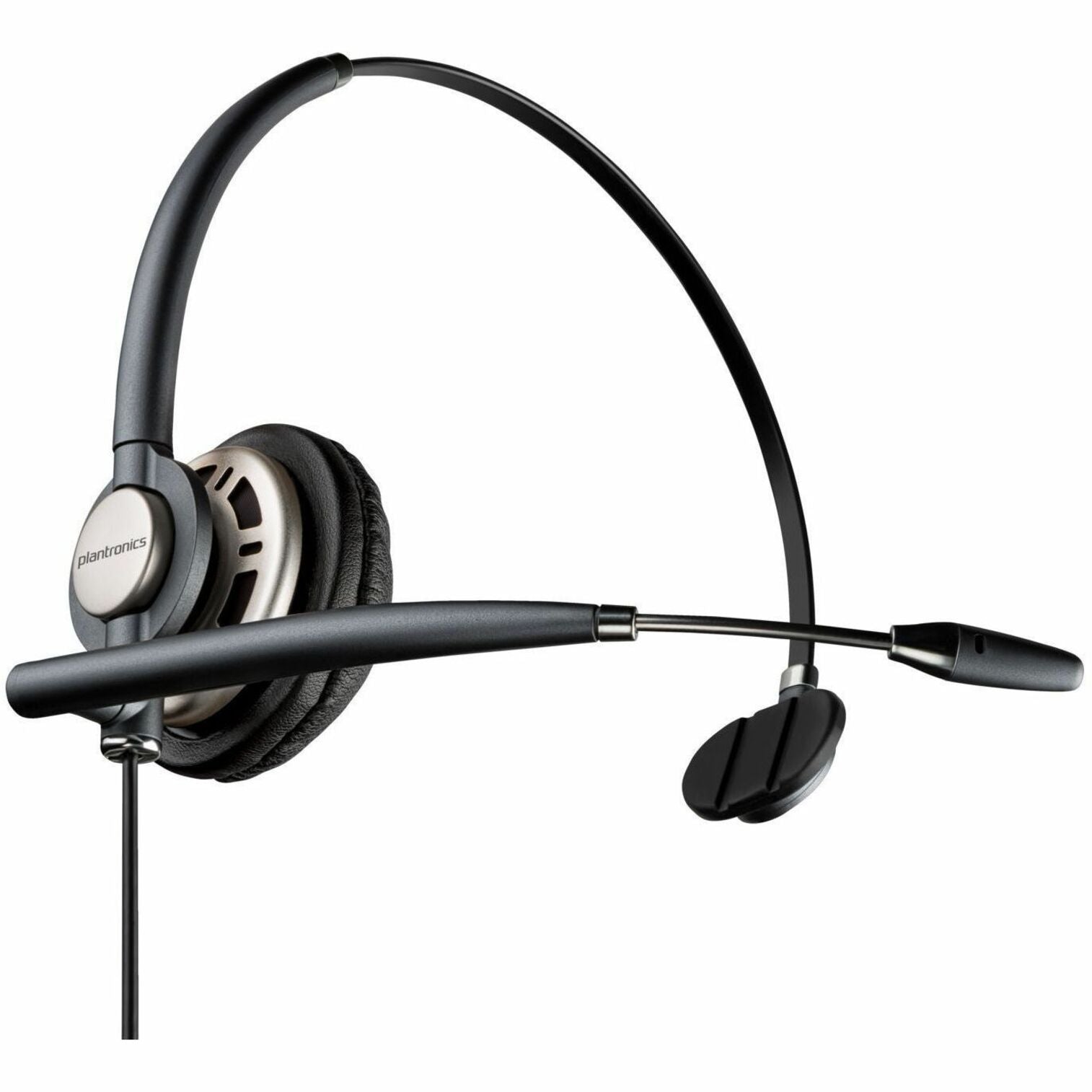 Poly EncorePro HW710 single-ear headset with noise-canceling boom microphone, side view-alternate-image1