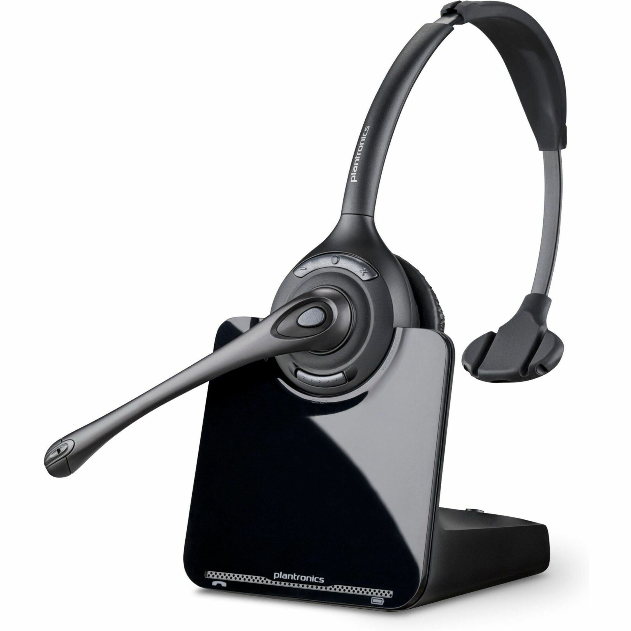 Poly CS500 XD CS510-XD Professional Wireless Headset, SoundGuard Technology, Noise Cancelling, 350ft Range, Digital Signal Processing, 8.5hr Talk Time, Hands-free Call Management, Black - 85T23AAABA (1 Year Warranty)