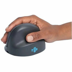 R-Go Tools R-Go HE Basic Ergonomic Wireless Mouse, Bluetooth Pointing Device, Right-Handed, Curved Design Prevents RSI, Size M - RGOHEBAMRWL (1 Year Warranty)