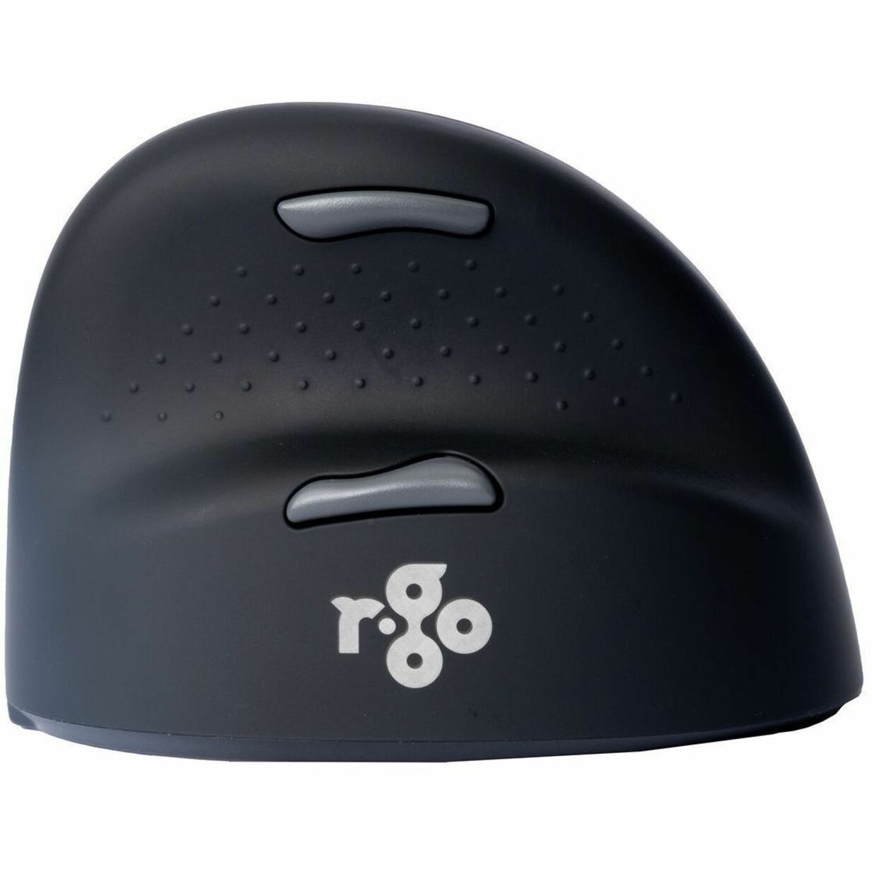 Back view of R-Go HE Break mouse showing ventilation pattern and logo-alternate-image3