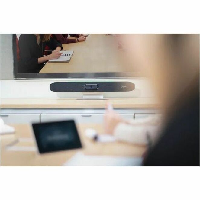 Poly Studio X50 in use during an active meeting room session-alternate-image6