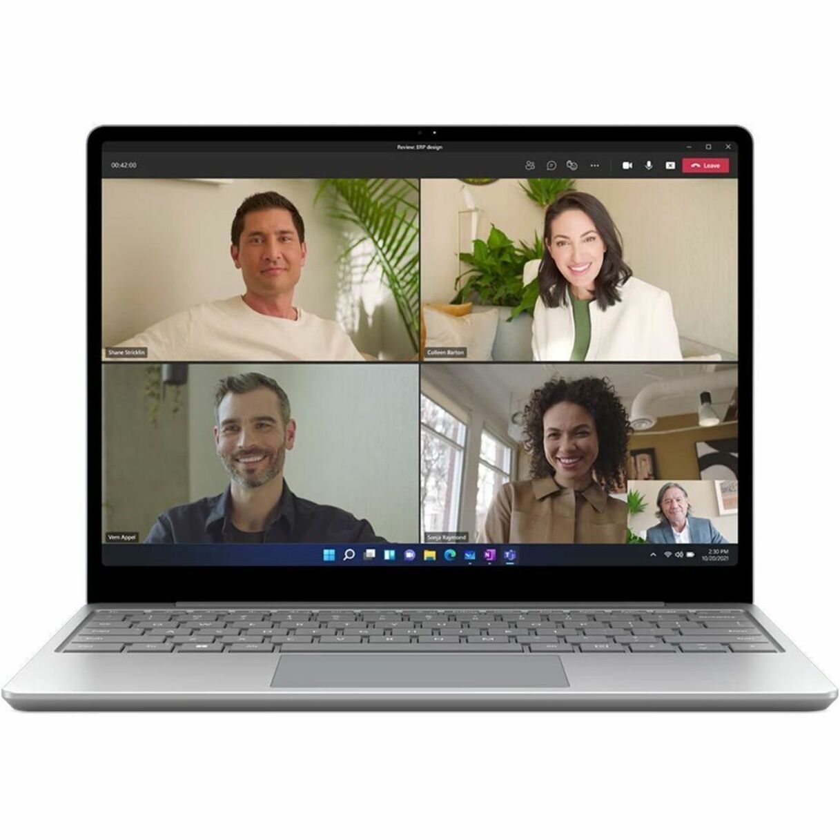 微软 XKS-00001 Surface Laptop Go 3 笔记本电脑，12.4英寸，触摸屏，酷睿i5，16GB内存，256GB固态硬盘，Windows 11专业版 品牌名称：微软