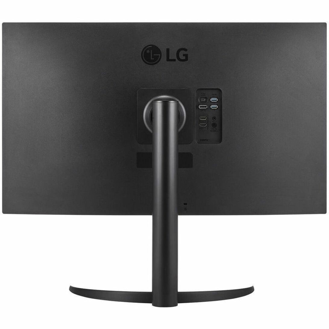 Rear view of LG monitor showing connectivity ports-alternate-image5