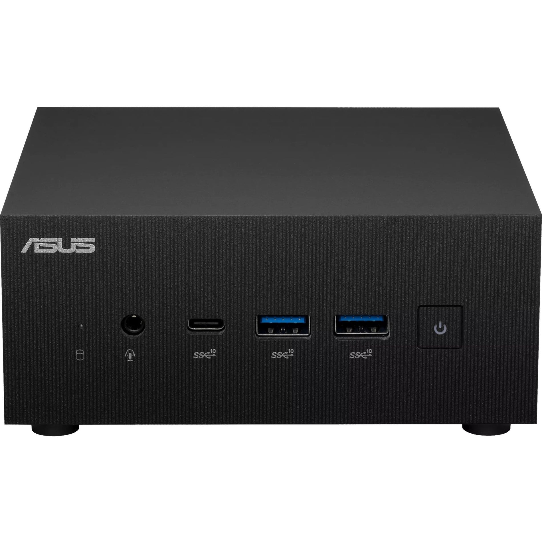 Direct front view of ASUS ExpertCenter PN64 showing port arrangement-alternate-image5