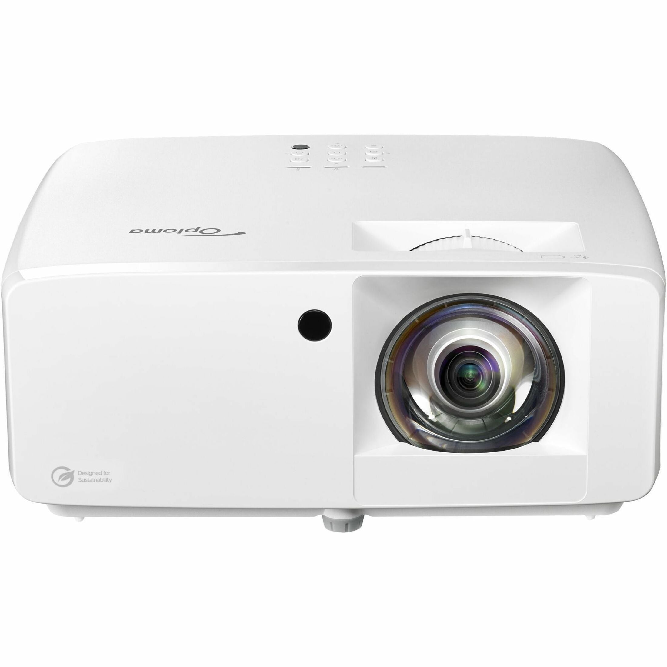 Optoma GT2100HDR DLP Projector, 4200 Lumens, 1080p HDR, Short Throw Laser, Gaming Ready 240Hz/8.6ms, Eco-Friendly, 300000:1 Contrast, HDMI, White - GT2100HDR (1 Year Warranty)