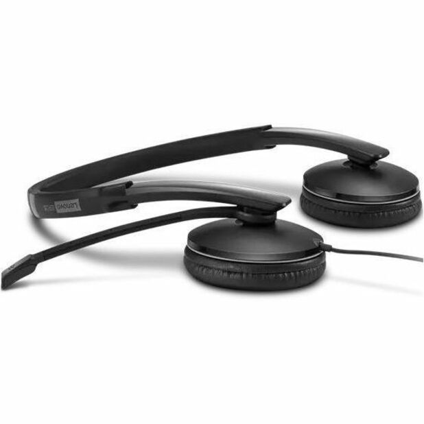 Side profile showing flexible frame of Lenovo headset-alternate-image5