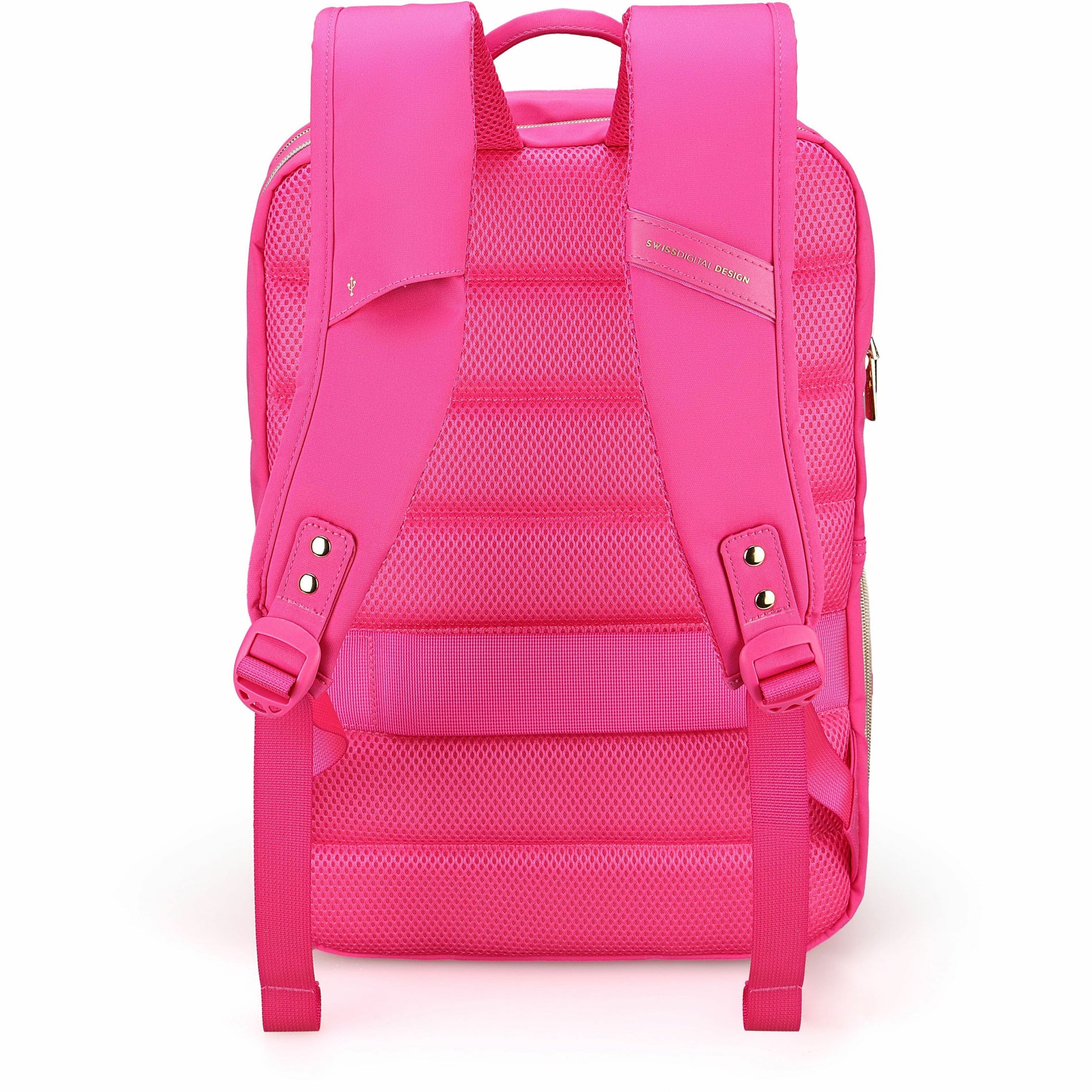 Swissdigital Design SD1645-46 Tablet Case, Katy Rose Fabric Backpack with Shoulder Strap and Luggage Strap