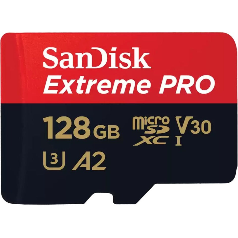 Western Digital EXTREME PRO MICROSDXC 128GB+SD ADAPTER 200MB/S 90MB/S A2 C10 V30 U (SDSQXCD-128G-GN6MA)