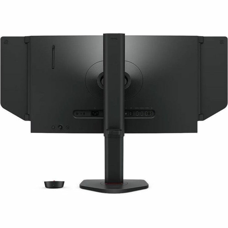 Rear view of BenQ Zowie XL2546X showing connectivity ports and cable management